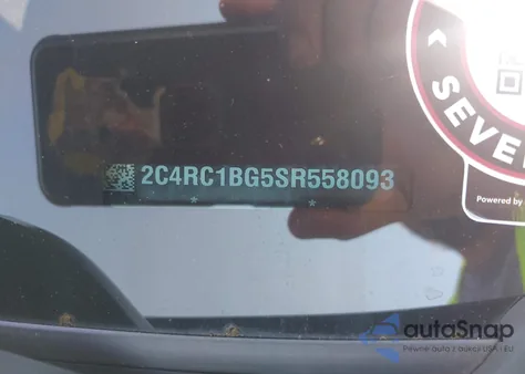 2025 Chrysler Pacifica Select from USA, damaged, VIN 2C4RC1BG5SR558093